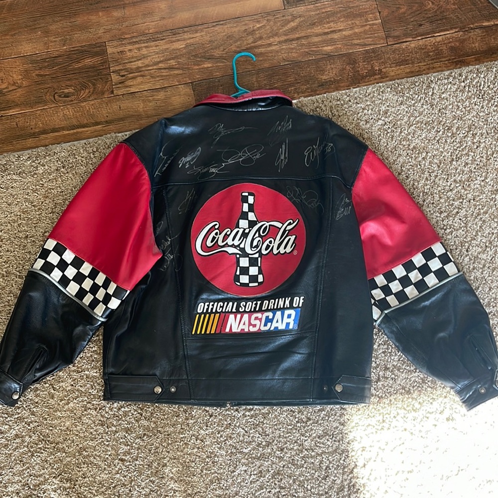 NASCAR Signed Coca Cola Jacket
